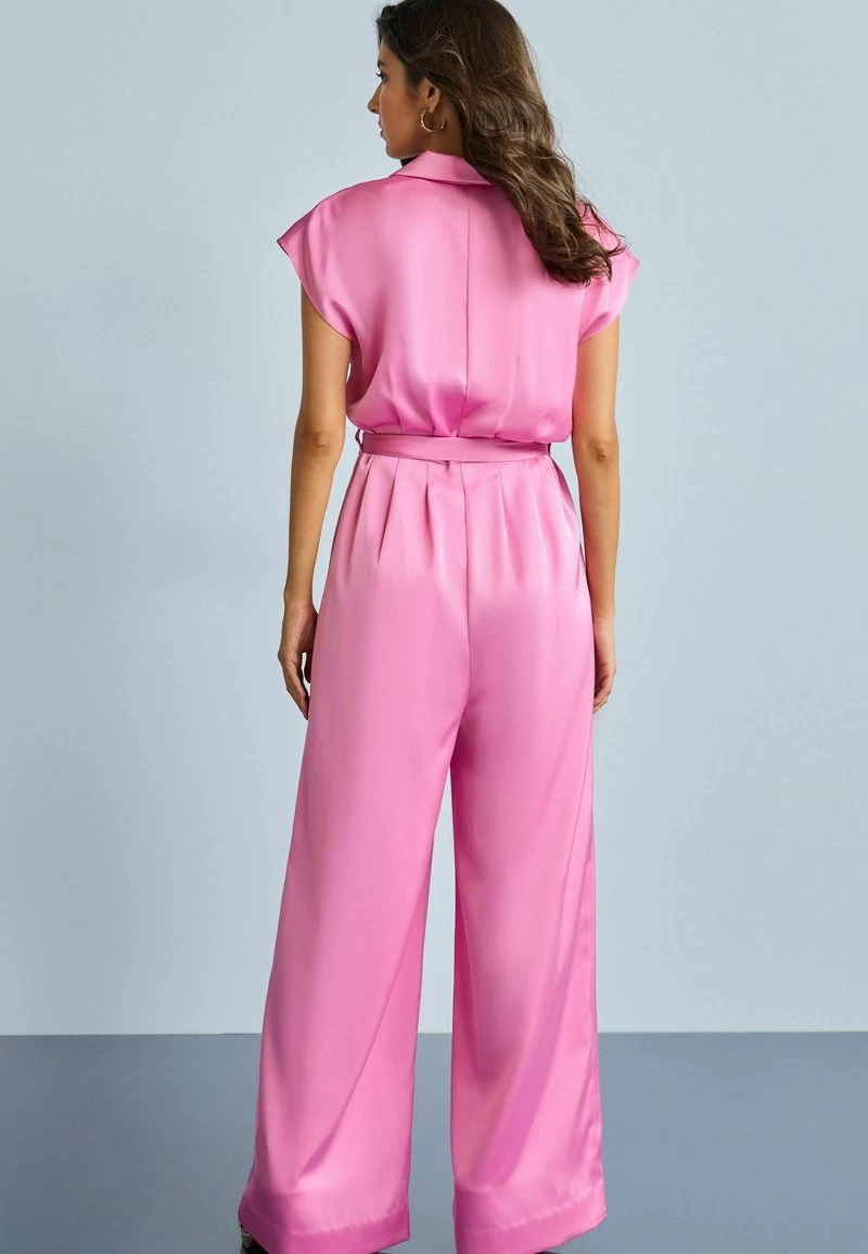 Next BELTED WIDE LEG STANDARD - Jumpsuit - Bright Pink 4 Next BELTED WIDE LEG STANDARD - Jumpsuit - Bright Pink – Bild 2