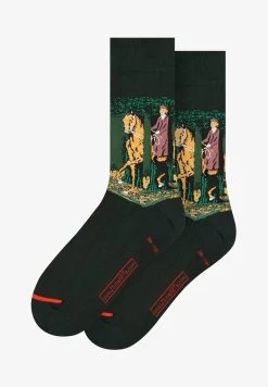 RENÉ MAGRITTE - THE BLANK SIGNATURE - Socken - Dark Green -Frauen Geschäft 02be946b06c44bb2a0f09822def293dd 1