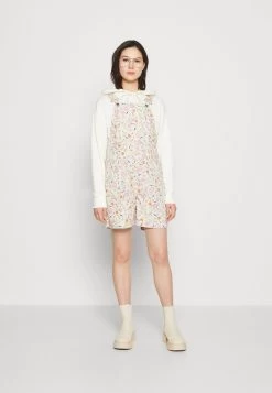 Monki Latzhose - Beige/multi-coloured -Frauen Geschäft 03597c2c22ab488c8d8302e3d6234742