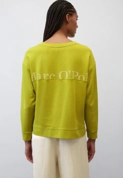 Marc O'Polo MIT SEITENNAHT SCHLITZEN - Sweatshirt - Lime Green