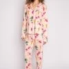 Pj Salvage PLAYFUL PRINTS SET - Nachtwäsche Set - Pink