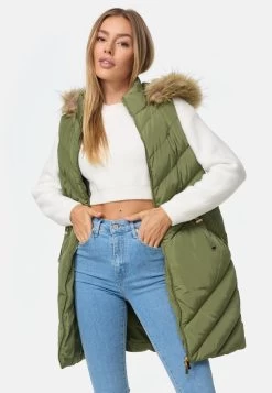 Threadbare PIRE PREMIUM - Weste - Khaki -Frauen Geschäft 045bea8baa5e47bb95faef866977ed35