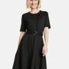 Gerry Weber MIT BINDEGÜRTEL - Freizeitkleid - Schwarz -Frauen Geschäft 0496d9cc75724ad193aee1a145358238