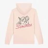 SORORITE BACK EMBROIDERY UNISEX - Kapuzenpullover - Light Pink -Frauen Geschäft 049b23561e564196b7d0f34be8d66fcb