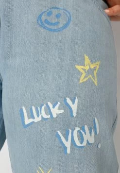 Jeans Straight Leg - Blue Bleached -Frauen Geschäft 04ecedf773b7487c8124cc1dde62dc07