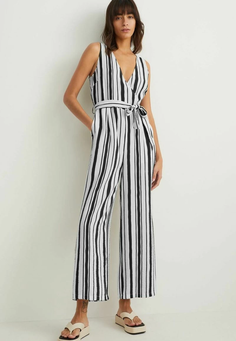 Jumpsuit - Black White 3 Jumpsuit - Black White