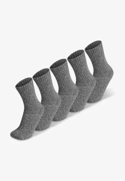 EXTREME WORK 5 PACK - Socken - Grau Meliert