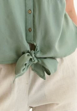 BEZ RĘKAWÓW - Hemdbluse - Zielony -Frauen Geschäft 07b69c9d8d3a49e68381b99f233e409c