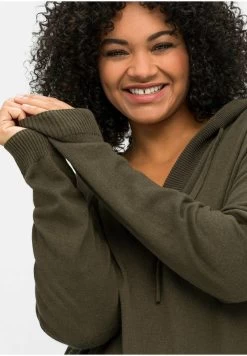 Sheego PULLOVER - Kapuzenpullover - Dunkeloliv 11 Sheego PULLOVER - Kapuzenpullover - Dunkeloliv -Frauen Geschäft 09be8a15970144d8a8333f56c7bdd505