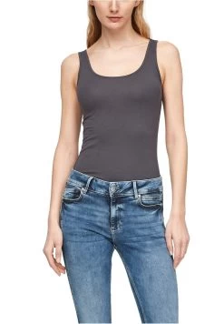 QS By S.Oliver UNICOLOR - Top - Asphalt -Frauen Geschäft 0bb66318009249888423ef1e436b751f