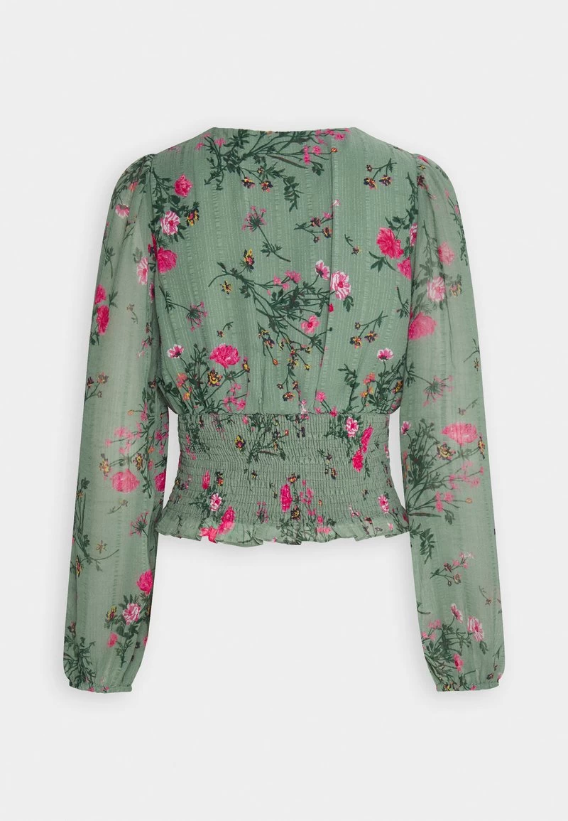 Vero Moda VMROSA V NECK SMOCK - Langarmshirt - Laurel Wreath 8 Vero Moda VMROSA V NECK SMOCK - Langarmshirt - Laurel Wreath – Bild 6