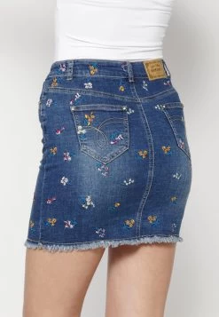 Koroshi Minirock - Dark Blue -Frauen Geschäft 0d0392a392ad42708cb5b535e1aa9879