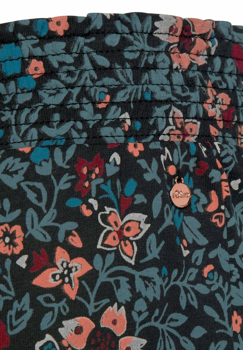 S.Oliver Nachtwäsche Hose - Petrol Geblümt 8 S.Oliver Nachtwäsche Hose - Petrol Geblümt – Bild 6