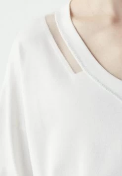 Ipekyol RELAXED FIT TRANSPARENT STRIPED - Strickpullover - Ecru -Frauen Geschäft 0fc22456e3114c44a9be2e5bc3ff44b9