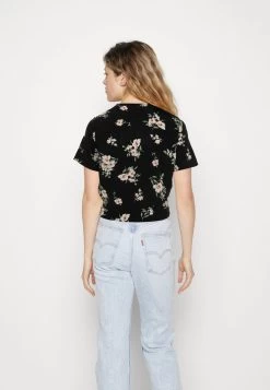 Vero Moda VMEASY TIE - Bluse - Black/multi-coloured 10 Vero Moda VMEASY TIE - Bluse - Black/multi-coloured -Frauen Geschäft 10c7d402f691459e9366bf8198091add