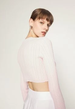 Needle & Thread TEXTURED KNIT CROP - Strickjacke - Pink 12 Needle & Thread TEXTURED KNIT CROP - Strickjacke - Pink -Frauen Geschäft 12408a023a974b49a939401c8f2061dc