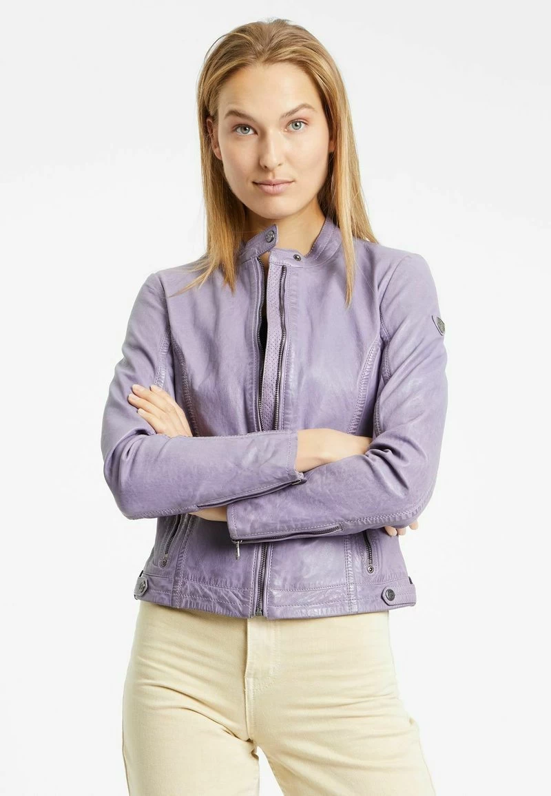 GIPSY GWJOLLIE LVANV - Lederjacke - Lavender 8 GIPSY GWJOLLIE LVANV - Lederjacke - Lavender – Bild 6