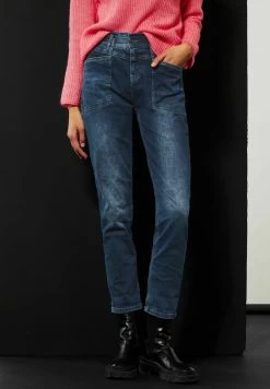 STREET ONE Jeans Slim Fit - Blau 11 STREET ONE Jeans Slim Fit - Blau -Frauen Geschäft 14f557865c5340c7b5100345f49e1ee8