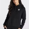SIKSILK OVERHEAD HOODIE - Kapuzenpullover - Black