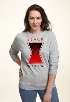 Henry Tiger BLACK WIDOW MOVIE HAFTONE SYMBOL - Sweatshirt - Heather Grey 12 Henry Tiger BLACK WIDOW MOVIE HAFTONE SYMBOL - Sweatshirt - Heather Grey -Frauen Geschäft 15dffde95a734821b465e64f859d9375 1