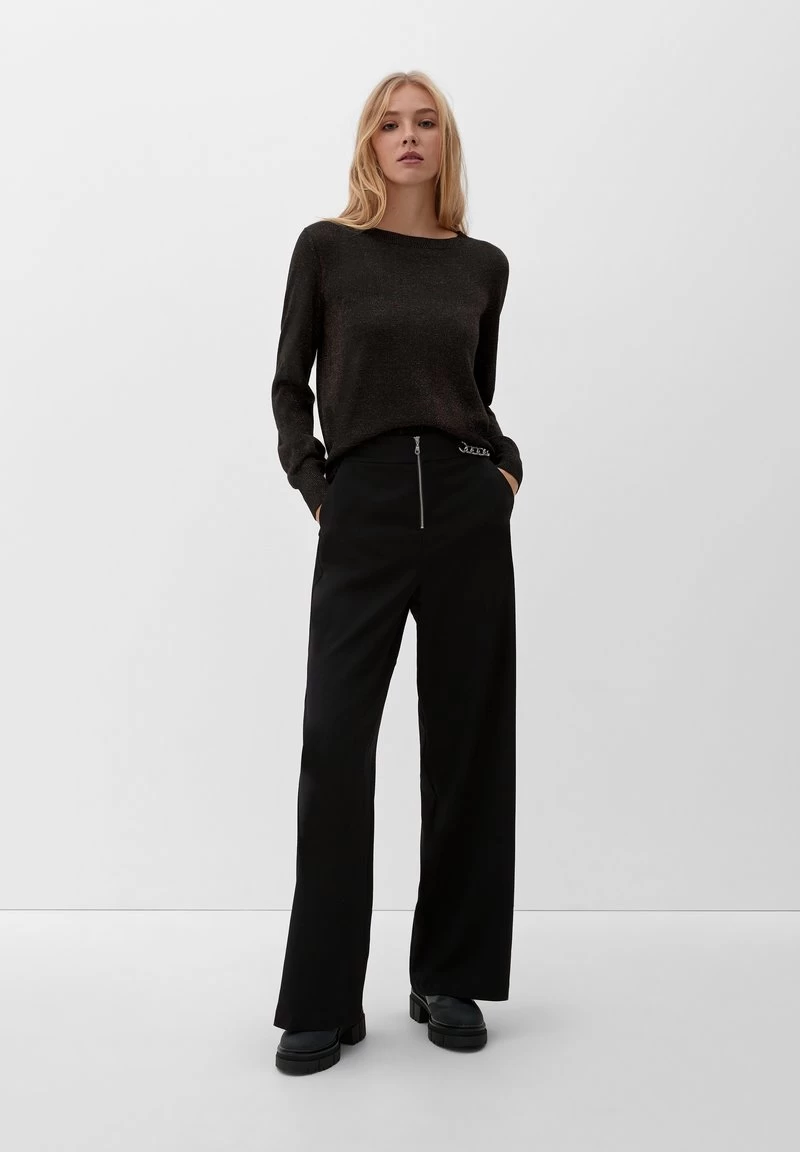 QS By S.Oliver MIT GLITZERGARN - Strickpullover - Schwarz 4 QS By S.Oliver MIT GLITZERGARN - Strickpullover - Schwarz – Bild 2