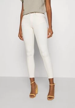 ONLY ONLBLUSH RAW DOT - Jeans Skinny Fit - Ecru