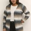 KCANDREA - Strickjacke - Toffe/chalk /grey Melange