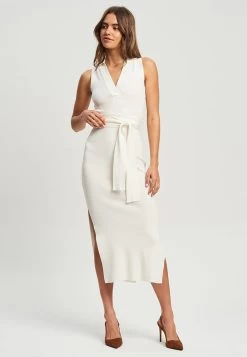 ANNETTE - Etuikleid - White