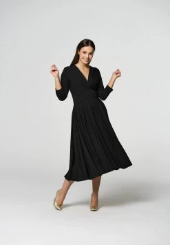 AMARINE - Strickkleid - Black -Frauen Geschäft 1f81b6493fd7457e8bf78a7ba514dfb9