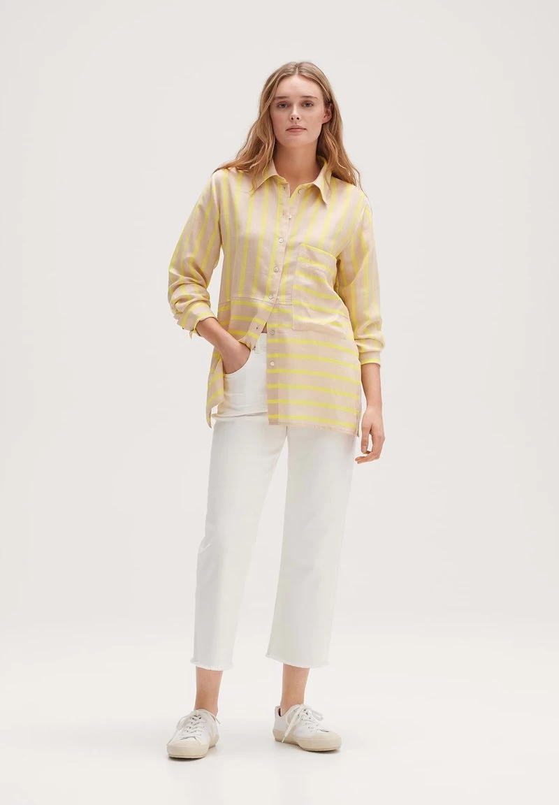 OPUS LANGARMBLUSE FASSILO - Hemdbluse - Feelgood Yellow 4 OPUS LANGARMBLUSE FASSILO - Hemdbluse - Feelgood Yellow – Bild 2