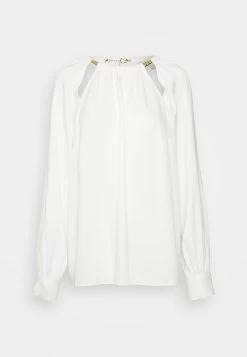 MICHAEL Michael Kors CHAIN CUT OUT TOP - Bluse - White -Frauen Geschäft 2000b6f312884e97be227c16a2a7413c