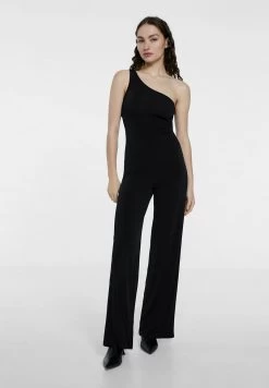 Stradivarius WITH CRISS CROSS BACK - Jumpsuit - Black