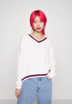 Hollister Co. PREPPY TURTLENECK - Strickpullover - White -Frauen Geschäft 22fa4ceb21f84aa1813b17c27c6459ab 1