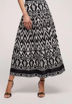 LUISA SPAGNOLI TREVI - Maxirock - Var Nero Panna -Frauen Geschäft 23014205919b4f36b251b4e551c99897 1