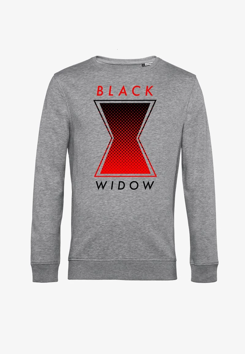 Henry Tiger BLACK WIDOW MOVIE HAFTONE SYMBOL - Sweatshirt - Heather Grey 6 Henry Tiger BLACK WIDOW MOVIE HAFTONE SYMBOL - Sweatshirt - Heather Grey – Bild 4