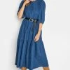 TIERED - Jeanskleid - Blue