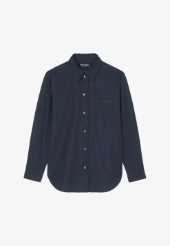 Marc O'Polo BOYFRIEND OVERSIZE AUS PAPER-TOUCH - Hemdbluse - Deep Blue Sea -Frauen Geschäft 252b5829a1454f3fb9abe2dfc4b6f801 1