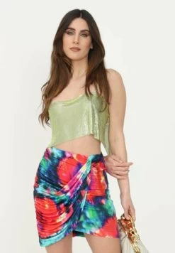 A-Linien-Rock - Multicolor Blu Cobalto -Frauen Geschäft 257a6db0b01f4d53a3f77dbe98e10c1b