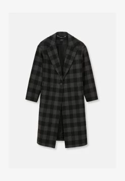 Klassischer Mantel - Grau/anthrazit -Frauen Geschäft 25ed329362a24d769f3f747d2327311b