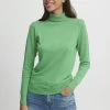 B.young ROLLNECK - Strickpullover - Ming Green Melange
