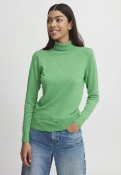 B.young ROLLNECK - Strickpullover - Ming Green Melange
