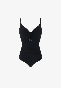 Chantelle INSPIRE COVERING UNDERWIRED SWIMSUIT - Badeanzug - Black -Frauen Geschäft 28a71fb789db465f824a1295d362c90f