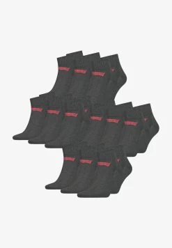 MID CUT BATWING 12ER PACK - Socken - Anthracite Melange Black