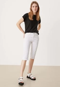 QS By S.Oliver SLIM : CORSAIRE AU STYLE SOIGNÉ - Jeans Shorts - White -Frauen Geschäft 29112d3fdd4940ffbb55d749aa2d2c4f