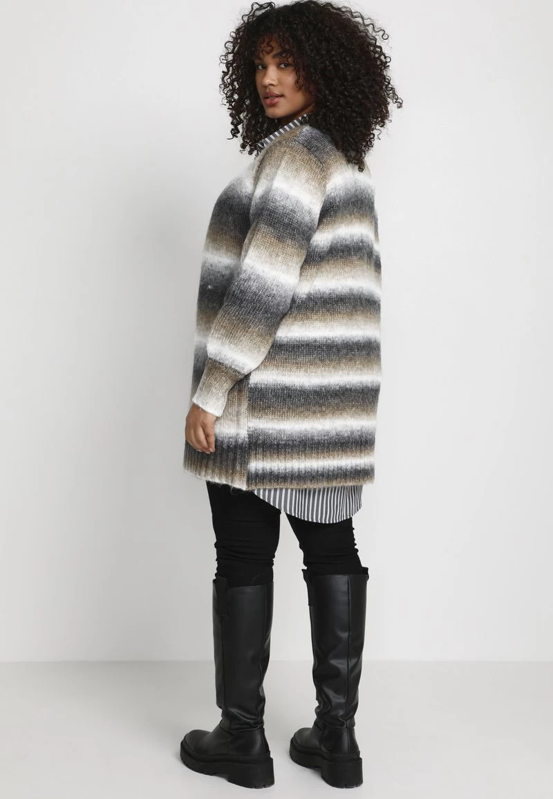 KCANDREA - Strickjacke - Toffe/chalk /grey Melange 7 KCANDREA - Strickjacke - Toffe/chalk /grey Melange – Bild 5