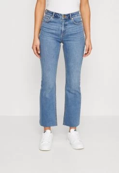 ONLY ONLKENYA MID - Flared Jeans - Medium Blue Denim