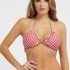 Guess MIT GINGHAM-KARO - Bikini-Top - Rot Merf -Frauen Geschäft 2bc894397bb9411a9c91aed14bb5202d