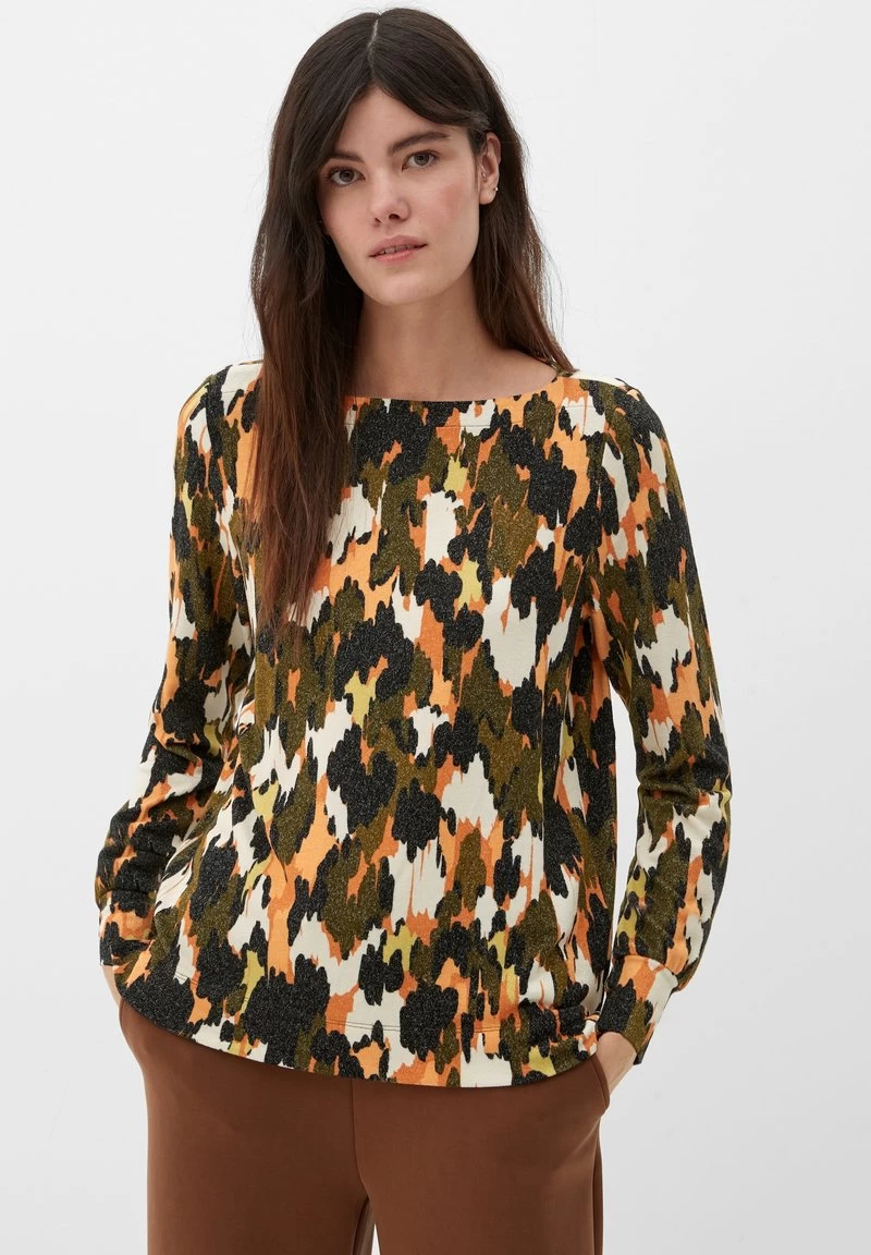 S.Oliver MIT ALLOVERPRINT - Langarmshirt - Guacamole 3 S.Oliver MIT ALLOVERPRINT - Langarmshirt - Guacamole