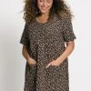 Ulla Popken LONG STIPPELTJES RONDE HALS KORTE MOUWEN - Bluse - Multicoloured -Frauen Geschäft 2e03c44fdc9d49e5a83be9a522f3b17d