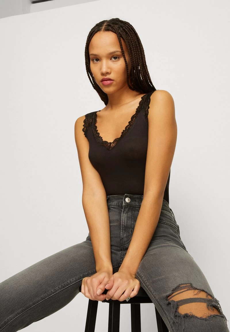 Vero Moda VMROSA - Top - Black 6 Vero Moda VMROSA - Top - Black – Bild 4